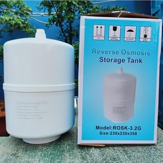 Bình áp nhựa lõi thép 3.2G máy lọc nước R.O kèm van