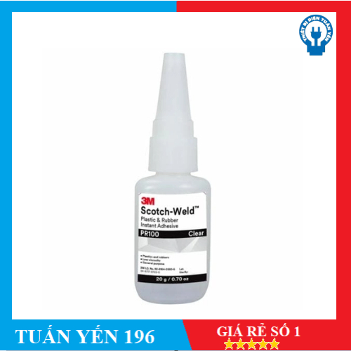 Keo Dán Đa Năng Siêu Dính Scotch-Weld 20g 3M PR100