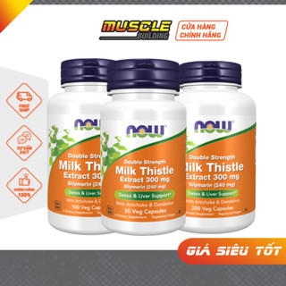 Giải Độc Gan | Now Extra Strength Silymarin Milk Thistle Extract hỗ trợ thanh lọc, giải độc gan, bảo vệ sức khỏe gan