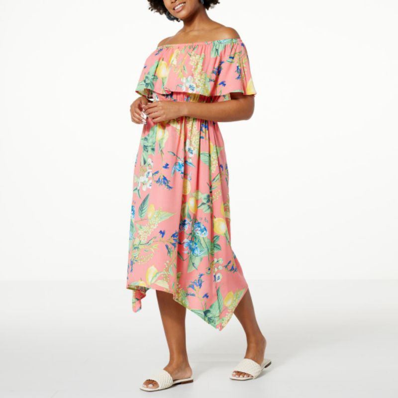 Đầm maxi trễ vai có bigsize