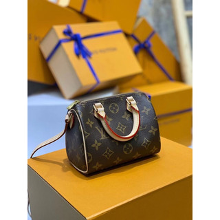 Túi lv trống nano speedy mini size 16 fullbox