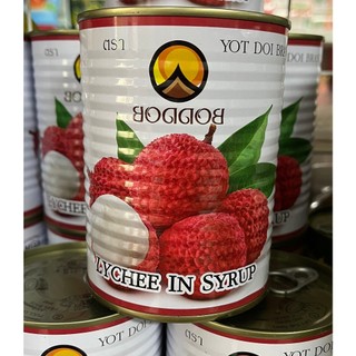 Vải ngâm Boddob lon 565g