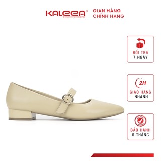 Kaleea - Giày Cao Gót Nữ Da Trơn ThiếT Kế Quai Ngang Cao 2p  - UK09