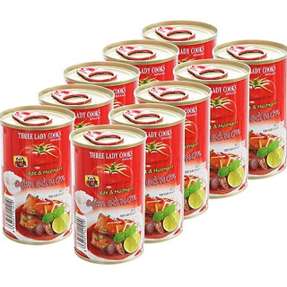  LỐC 10 HỘP CÁ MÒI THÁI LAN 3 CÔ GÁI 155g 