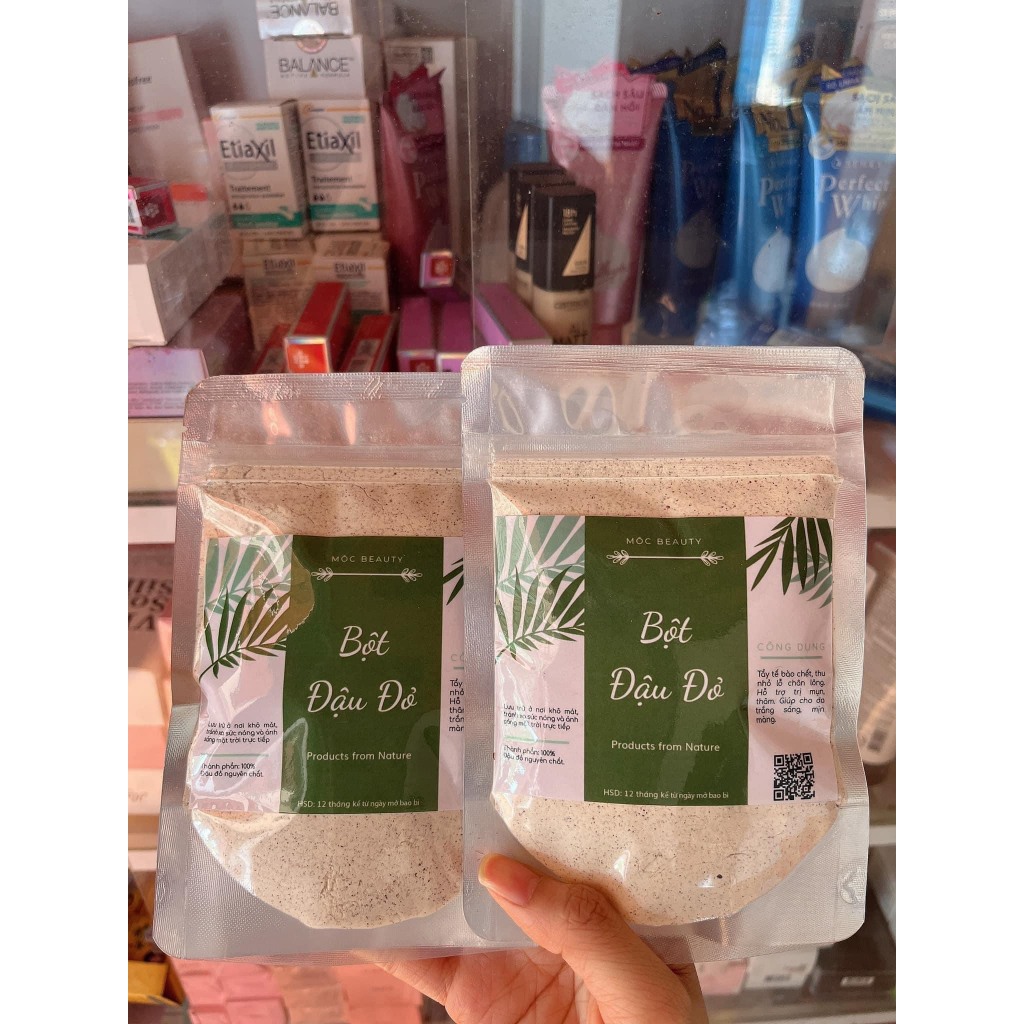 Bột đậu đỏ đắp mặt