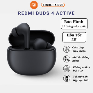 Tai nghe Bluetooth True Wireless Xiaomi Redmi Buds 4 Active - Chính Hãng Bảo Hành 12 Tháng