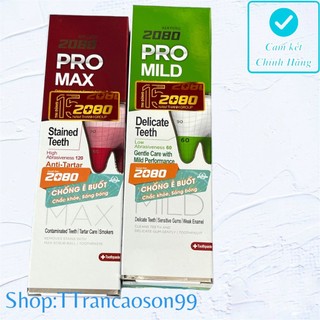 Kem đánh răng cao cấp chuyên biệt chống ê buốt răng nhạy cảm cao 2080 pro mild sensitive 125g - hàn quốc chính hãng