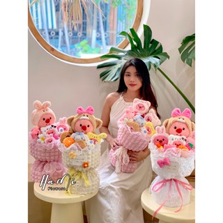 Bó Hoa Gấu Bông Siêu Dễ Thương - Quà Tặng Hot Trend