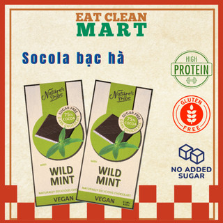 Socola Đen Vị Bạc Hà Không Đường Nhập Khẩu Úc, Gluten Free - Nature's Tribe Sugar Free Dark Chocolate Mint