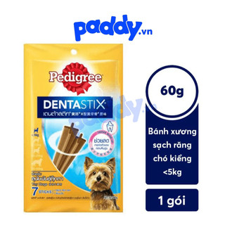 Bánh Xương Sạch Răng Cho Chó Kiểng <5kg Pedigree Dentastix (60g)