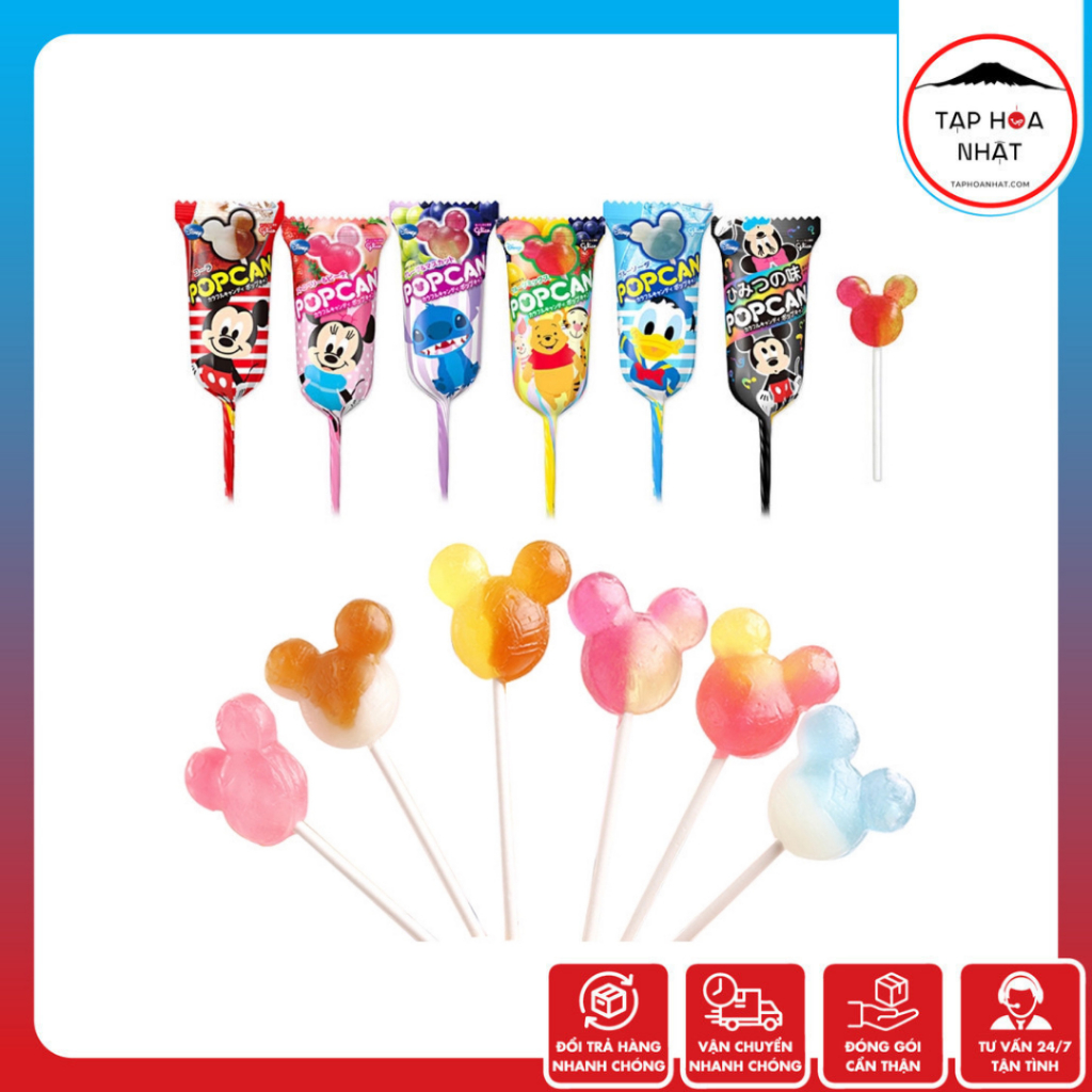 Kẹo mút Glico Popcan Mickey