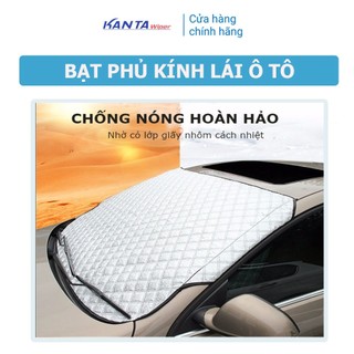 Bạt Phủ Kính Chống Nóng Ô Tô - Thảm Chắn Nắng Kính Lái Xe hơi - Tráng bạc 3 lớp cách nhiệt lót bông,chống xước