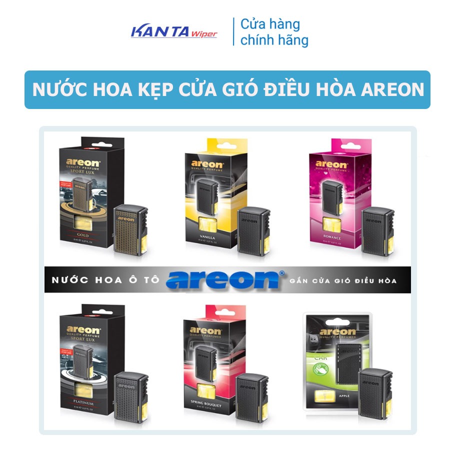 Nước Hoa Ô Tô Areon - Nước Hoa Kẹp Cửa Gió Ô Tô Areon Chính Hãng Cao Cấp Lưu Hương Bền Lâu - KT