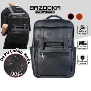 Balo da nam đựng laptop chất liệu da PU cao cấp thời trang đi học đi chơi chống nước BL18