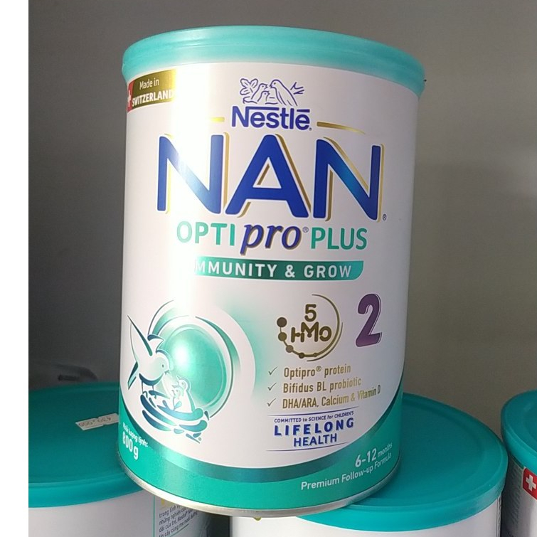 Sữa Nan Optipro Plus 2 800g