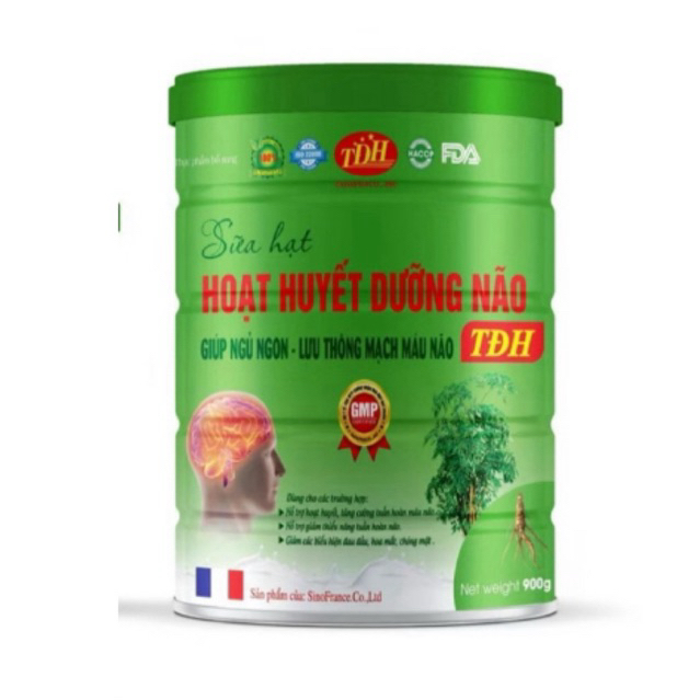 [chính hãng 900g] Sữa Hạt Hoạt Huyết Dưỡng Não Hỗ Trợ Hoạt Huyết, Tăng Cường Tuần Hoàn Máu Não, Giảm Biểu Hiện Đau Đầu