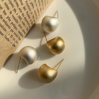 Khuyên tai soff club - khuyên tròn minimalism bề mặt nhám lì