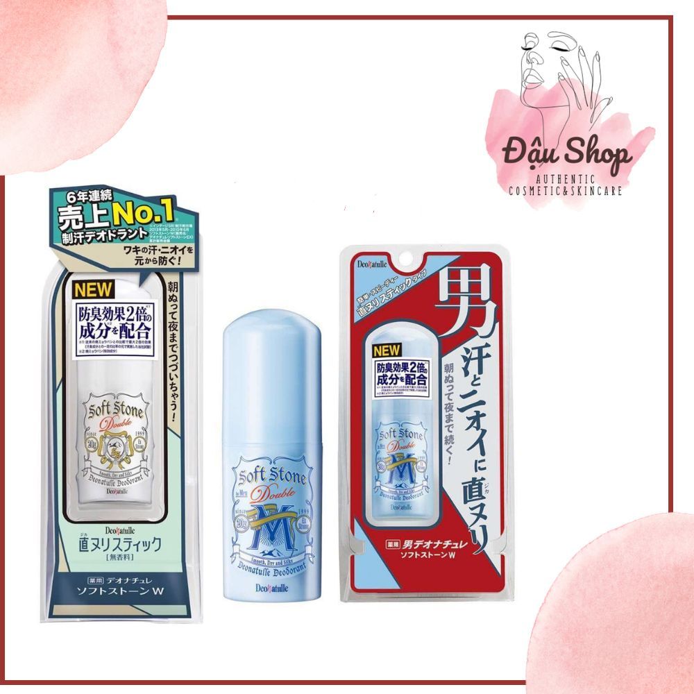 Lăn nách đá khoáng Soft Stone Nhật Bản