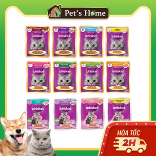 Pate Whiskas cho mèo các loại 80g