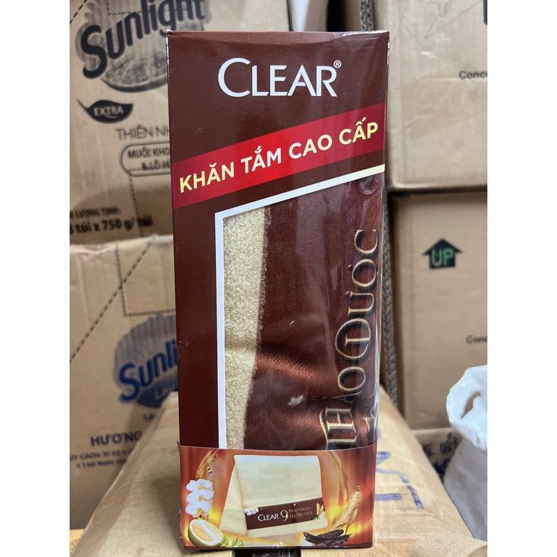 khăn tắm cao cấp Clear, Dove 50*100cm