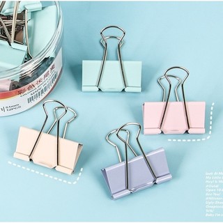 Kẹp Bướm Màu Các Size 15mm - 51mmm
