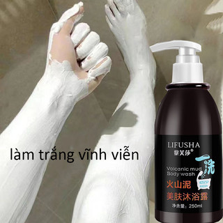 Sữa tắm trắng da tắm trắng sữa tắm trắng tẩy tế bào chết 250ml dưỡng ẩm Dưỡng trắng da toàn thân