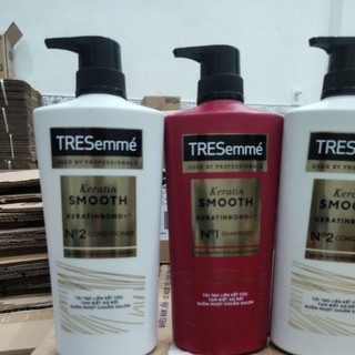 Dầu gội đầu tresemme' chuẩn salon keratin 640g