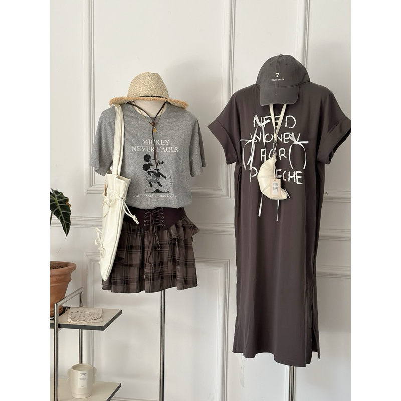 Đầm thun cotton Comic