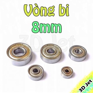 Vòng Bi Bạc Đạn nhỏ trục 8mm, bac thau, bac dan, bac lot, vong bi, bạc đạn, bạc lót, vb, bearings, ổ đỡ, trục đỡ