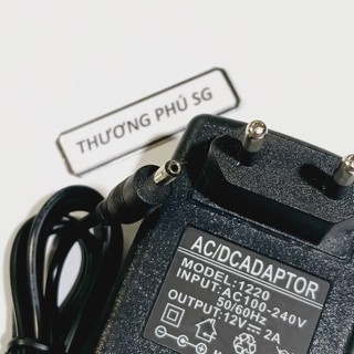 Adapter DC 12V - 2A (Đầu cắm 3.5mm X 1.35mm)