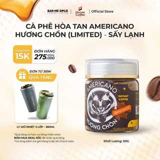  Cà Phê Hương Chồn Americano (50g) Cafe Chồn Hòa Tan Sấy Lạnh Arabica Thượng Hạng Ban Me Gold - Honee Coffee