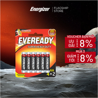 PIN EVEREADY SUPER H.DUTY 1212 BP4+2 AAA