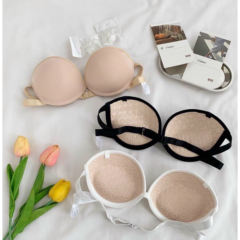 (Tặng quai trong) Áo lót cúp ngực đệm tim xuất Nhật cực xinh hàng hot
