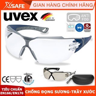 Kính bảo hộ UVEX PHEOS CX2 9198257 Kính chống bụi, chống hơi nước, trầy xước vượt trội, ngăn chặn tia UV, dùng đi xe máy