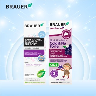 Combo giảm ho, sổ mũi, đau họng cold&flu+ immunity support cho bé từ 2 tuổi