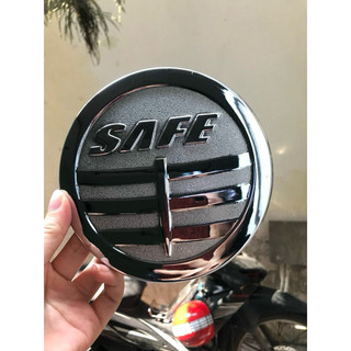 Ốp nắp xăng xe Hyundai Getz đời xe 2008 đến 2012 mạ crom mẫu có chữ Safe