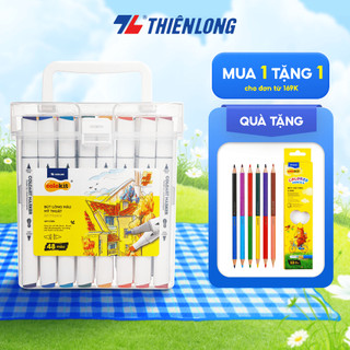  Bút dạ 2 đầu Art Marker AM-C006 Thiên Long Colokit 48 màu chuyên nghiệp cho mỹ thuật học sinh sinh viên