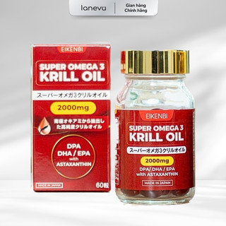 Dầu nhuyễn thể super krill oil 2000mg eikenbi