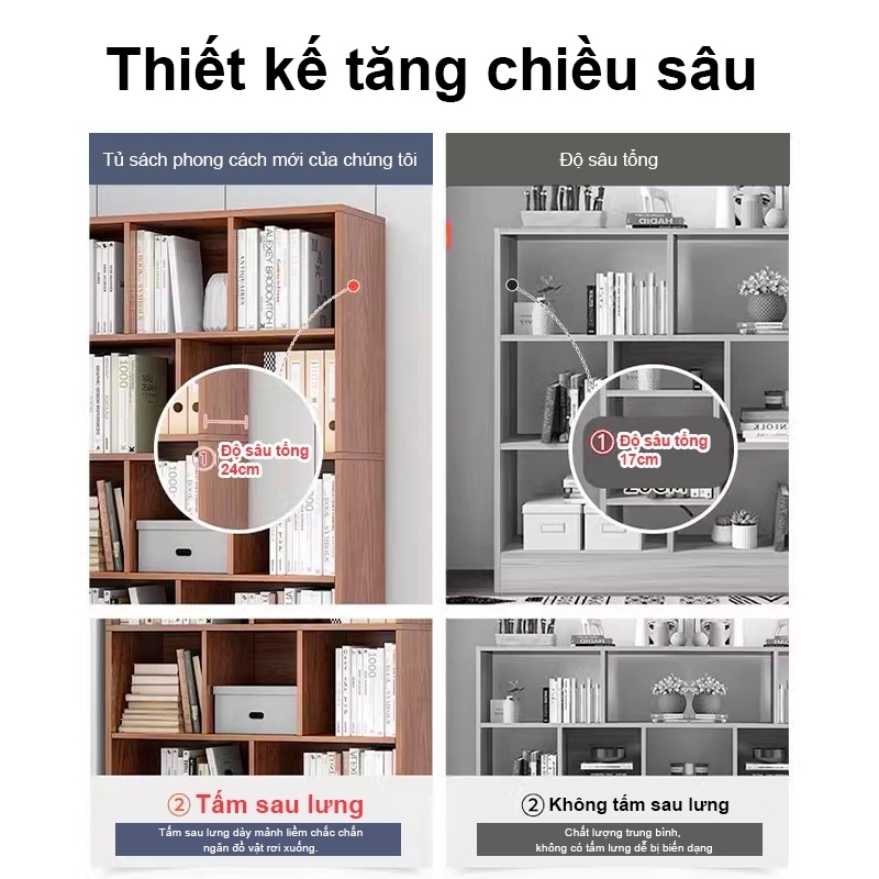 ALVIN Kệ Sách Kệ Sách Để Bàn - Kệ Đa Năng Phối Màu Hiện Đại Gỗ Mdf Bền Đẹp★𝑭𝑹𝑬𝑬 𝑺𝑯𝑰𝑷★ | BigBuy360 - bigbuy360.vn