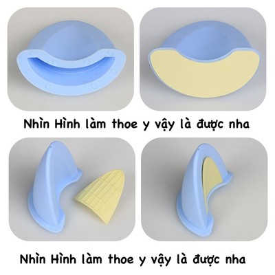 [1 Cặp]Tai Mèo Phụ Kiện Gắn Mũ Bảo Hiểm Tai Mèo Tai Gấu Vịt Vàng Gắn Xe Trang Trí Nón Bảo Hiểm Cao Cấp