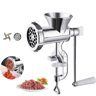 ( Size 10 ) Máy Xay Thịt Bằng Tay, Xay Cua, Thịt Cá Kẹp Bàn Chắc Chắn, Hợp Kim Không Gỉ, Loại Tốt