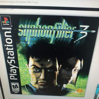 Đĩa game p s 1 syphon filter 3