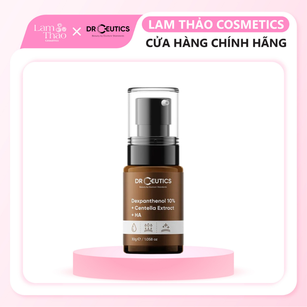 Tinh Chất Dưỡng Ẩm, Phục Hồi Da DrCeutics B5 Dexpanthenol 10% + Centella Extract + HA