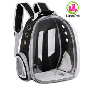 Hàng thanh lý- Balo phi hành gia vận chuyển chó mèo -  balo trong suốt  vận chuyển chó mèo dễ thương
