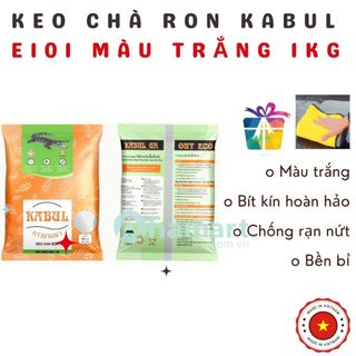 Keo chà ron chống thấm Kabul Eco E101 màu trắng bịch 1 kg
