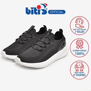 giày giả dây lười bitis nữ siêu nhẹ DSW066400(ĐEN) giầy đi học,đi chơi,đi làm...