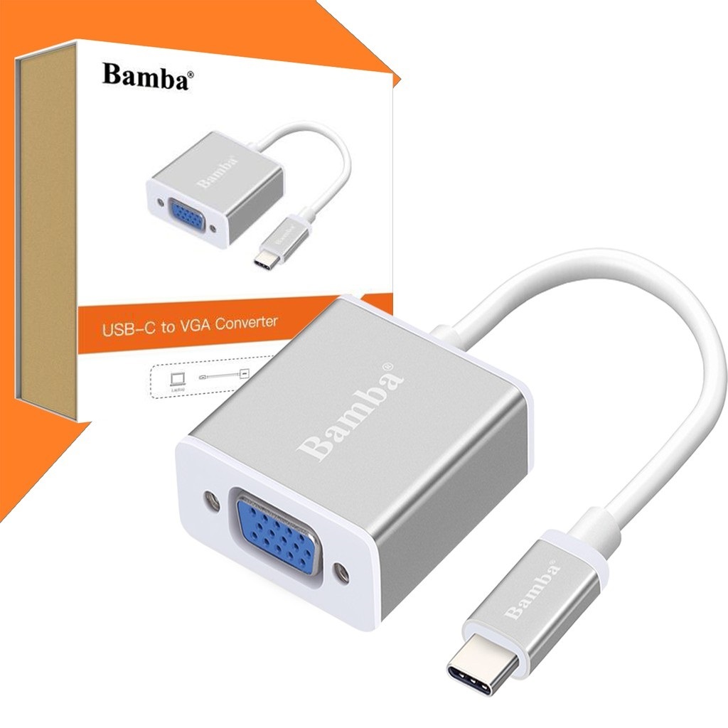 Cáp chuyển Type C ra VGA loại xịn |Cable Type C to VGA