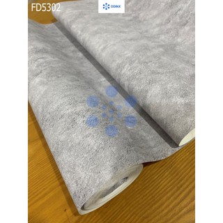 Giấy Dán Tường Trơn Giả Xi Măng Màu Sáng Cho Phòng Khách, Phòng Ngủ, Khổ 10m x 53 cm, Nhiều Màu Lựa Chọn