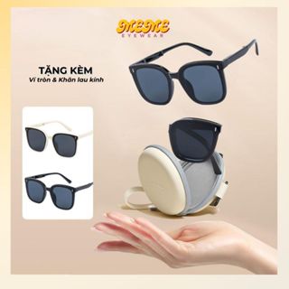 Kính Râm Gập Gấp Gọn Tiện Lợi Nhỏ Gọn Kèm Ví Thời Trang Phong Cách Nam Nữ Chống Tia UV400 Mắt Kính MeMe - T10 