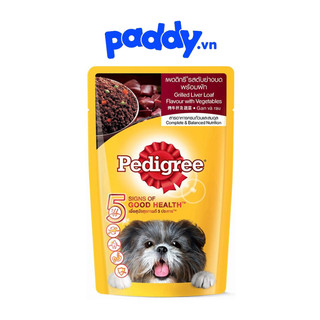 Pate Pedigree Cho Chó Trưởng Thành Vị Gan Nướng & Rau Củ 130g
